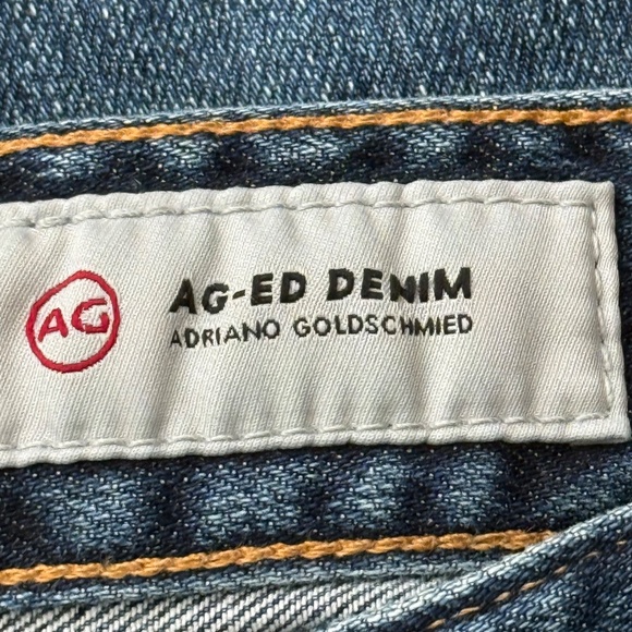 AG Adriano Goldschmied The Ex-Boyfriend Slim Mid Rise Blue Jeans Size 26R - Picture 4 of 12